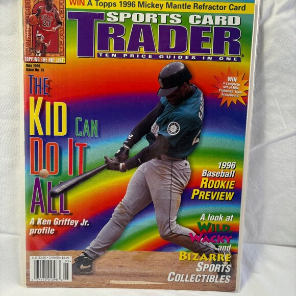Ken Griffey Jr - Lot - Starting Lineup + Beckett + Sports Card Trader - Picture 12 of 16